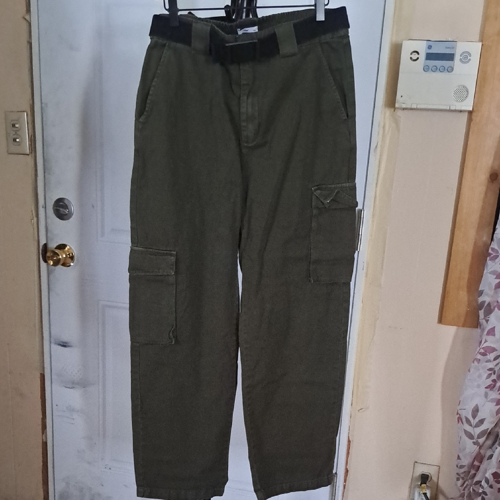 TNA Men's Olive Cargo Pants